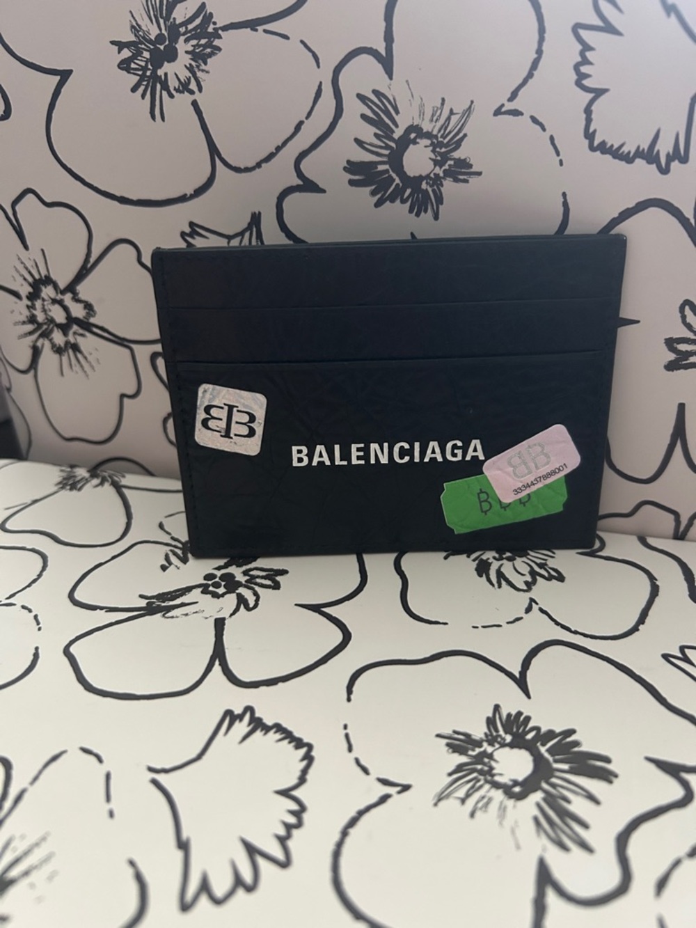 Balenciaga Cash Leather Card Case
